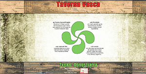 Web de la taverna vasca Txoko Donostiarra